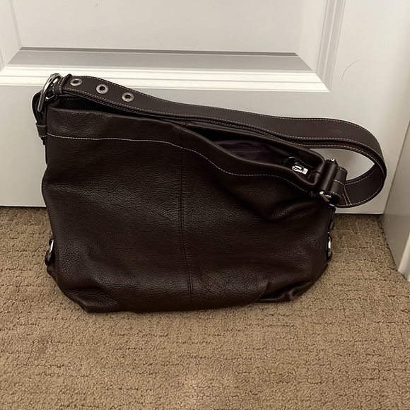 Brown Leather Coach Bag - Picture 2 of 5
